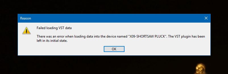 Reason Error Loading Lethal Audio VST.JPG