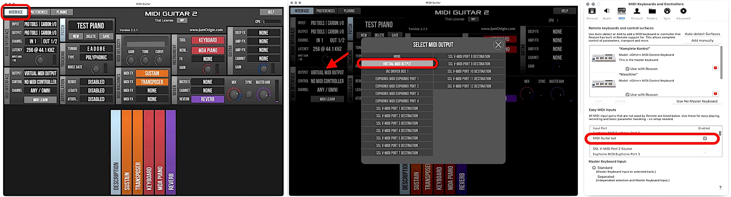 setting up midi guitar 2 in reason.jpg